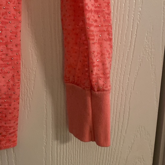 BKE fitted pink burnout tee shirt size Large - Picture 2 of 5